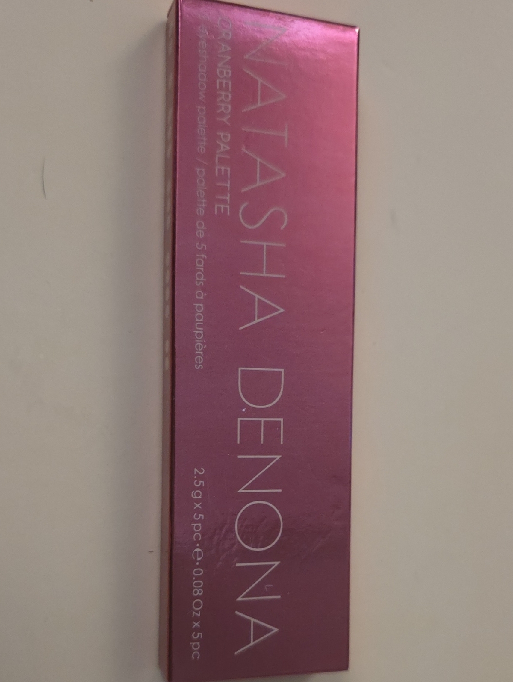 Natasha Denona Cranberry Palette in Metallic Pink Packaging